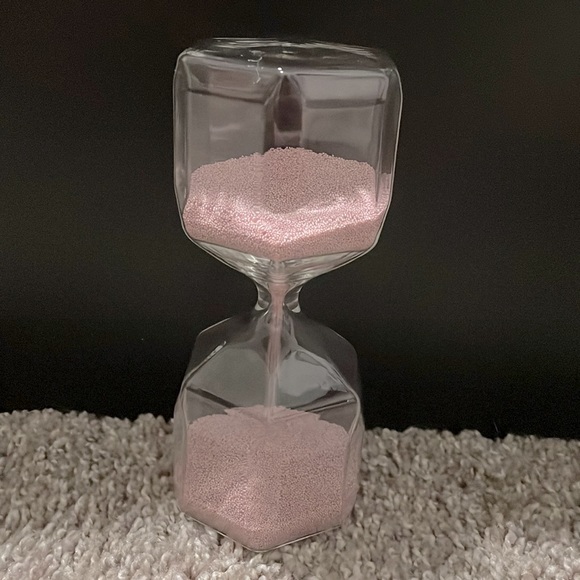 IKEA Other - Decorative Home Pink Beaded Sand Hourglass